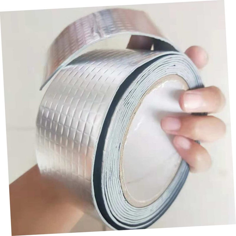 STOBAZA Super Waterproof Butyl Rubber Tape 300cm x 0.5cm for Roof Pipeline Repair Silver - Image 2
